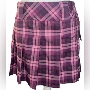 NWT Wild Fable violet plaid mini skirt